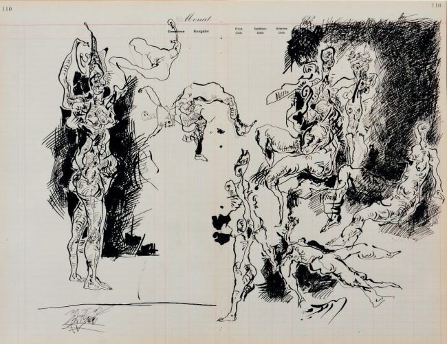 11.2.92-4 Tusche 44,5 x 57,5 cm