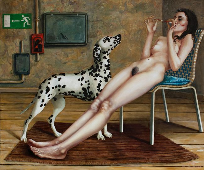 Mikado 2016 Öl auf Leinwand 100 x 120 cm Mikado 2016 Öl auf Leinwand 100 x 120 cm