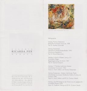 Ricarda Fox Galerie Essen 2000