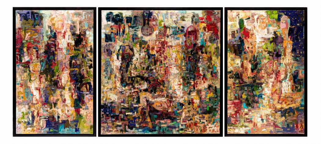 Thomas-Gatzemeier-Die-Argonauten-Mitteltafel-1999-Öl-auf-Leinwand-210-x-460-cm Thomas Gatzemeier Die Argonauten 1999 Öl auf Leinwand 210 x 460 cm
