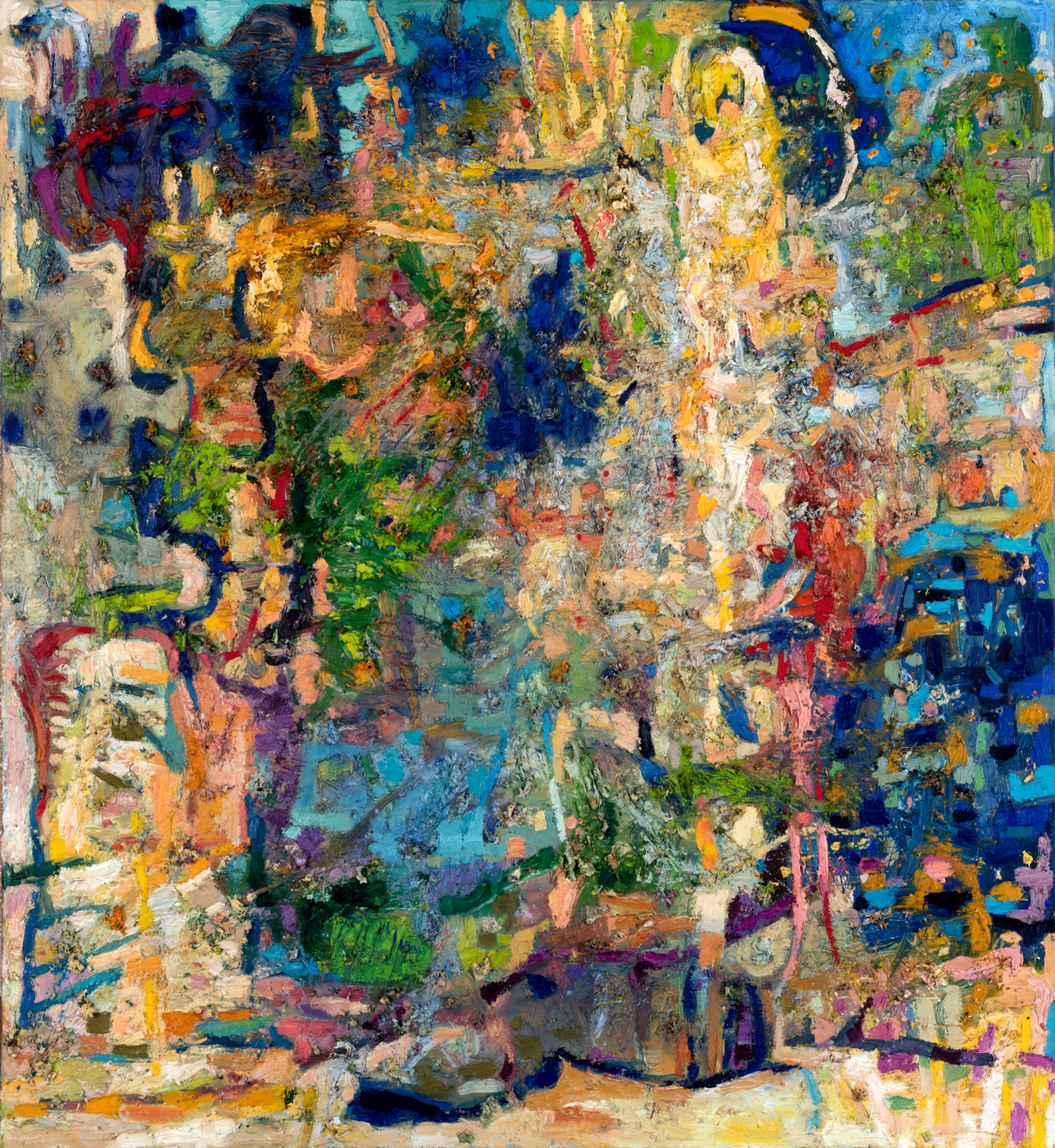 Thomas Gatzemeier Augenblicklicher Zustand 1998 Öl auf Leinwand 125 x 115 cm